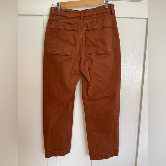 Everlane Straight Leg Crop in Rust - size 6 - Picture 7 of 8